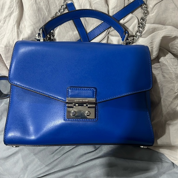 Michael Kors Blue Crossbody Bag - Picture 1 of 8